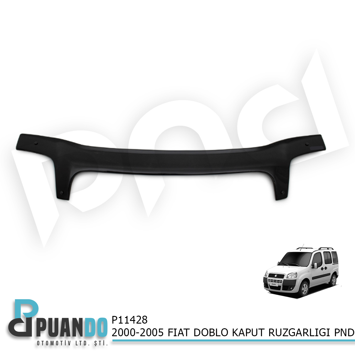 2000-2005 FIAT DOBLO KAPUT RUZGARLIGI PND