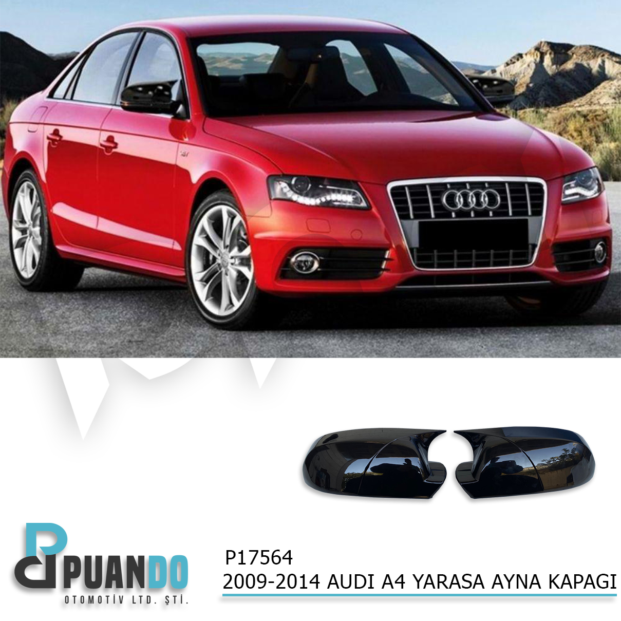 2009-2014 AUDI A4 B8 BATMAN YARASA AYNA KAPAGI P.B