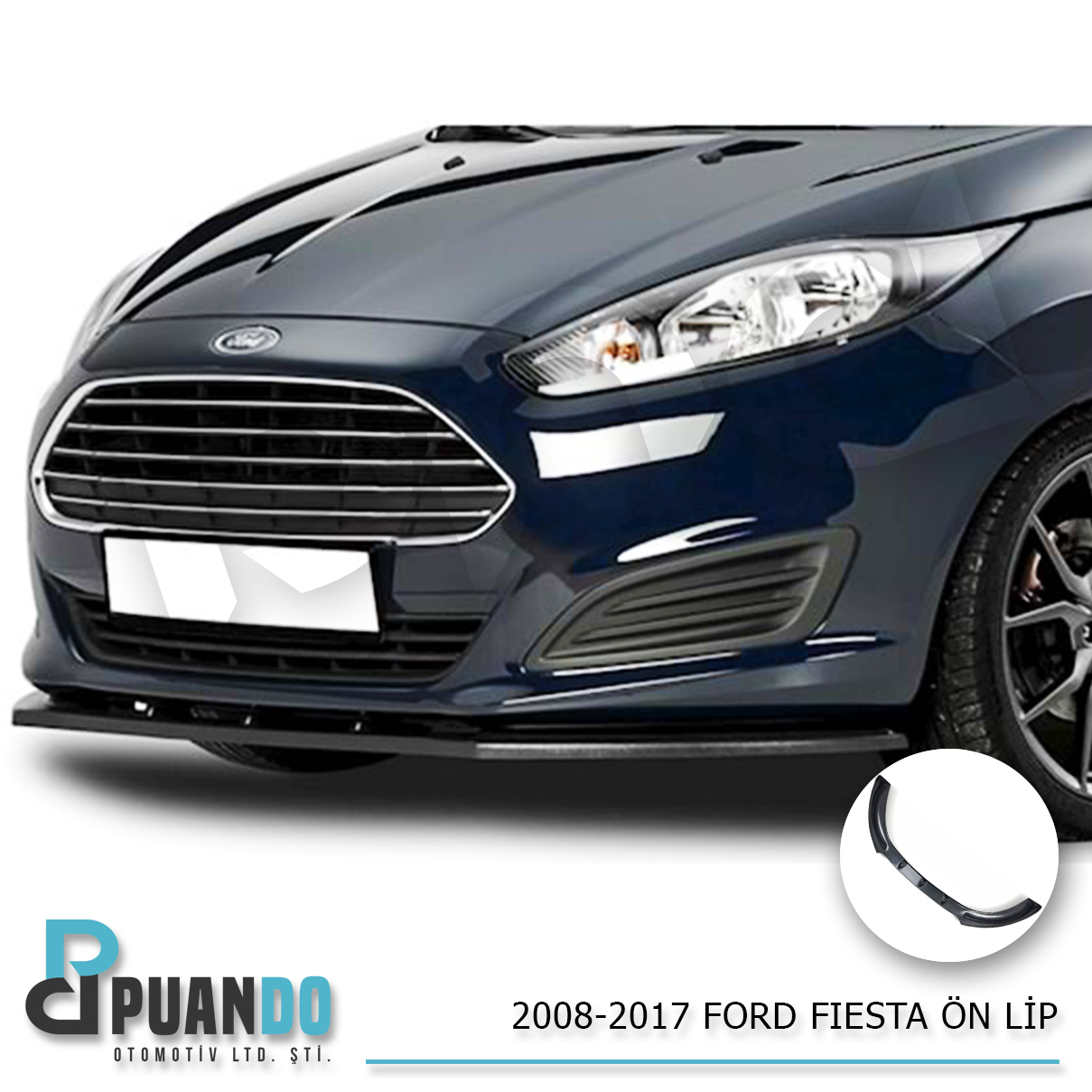 2008-2012 FORD FIESTA ON LIP BASIC P.BLACK