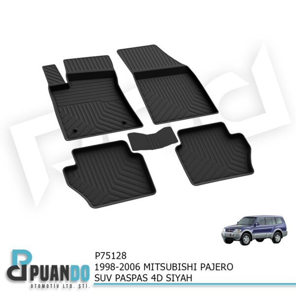 1998-2006 MITSUBISHI PAJERO SUV PASPAS 4D SIYAH