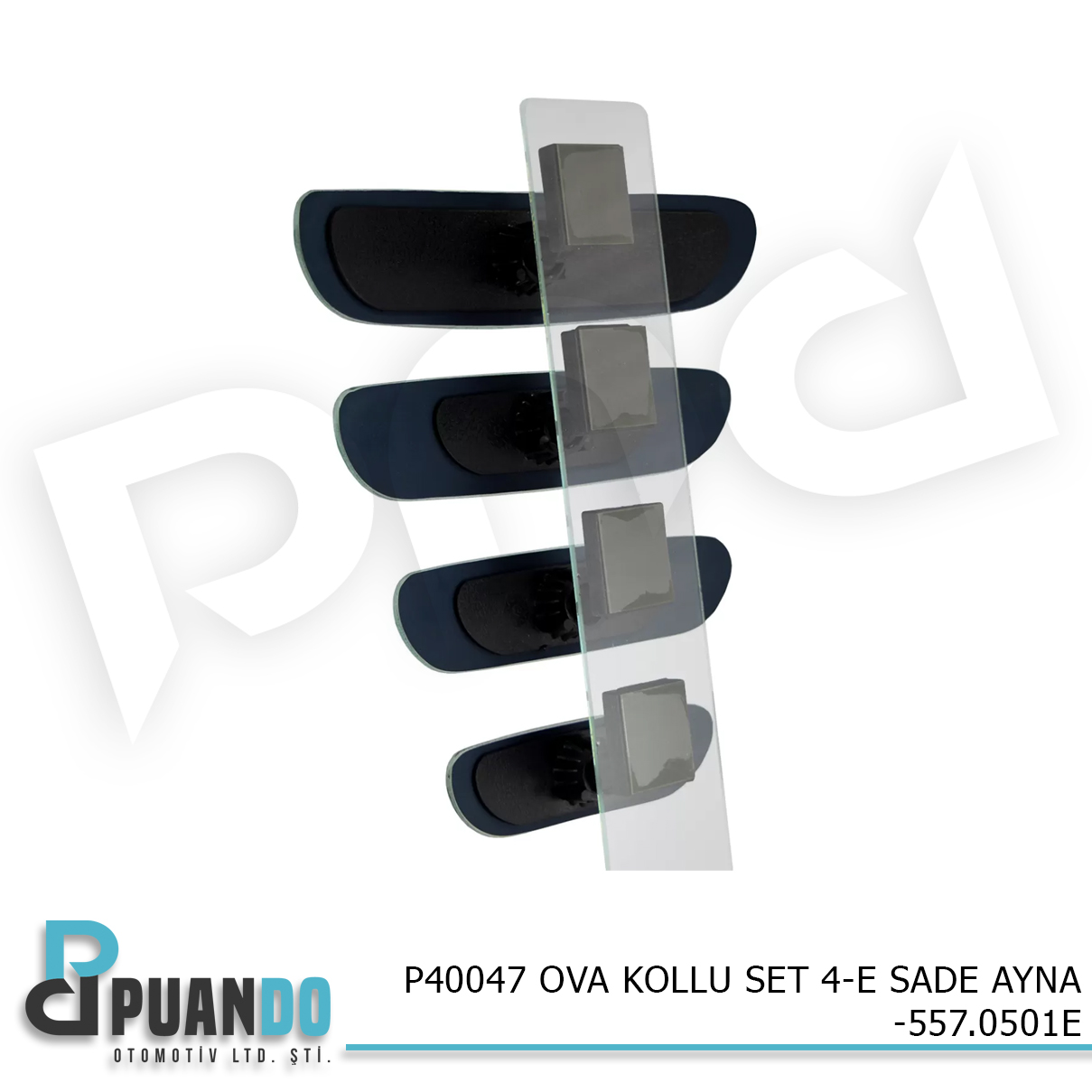 OVA KOLLU SET 4-E SADE AYNA -557.050E