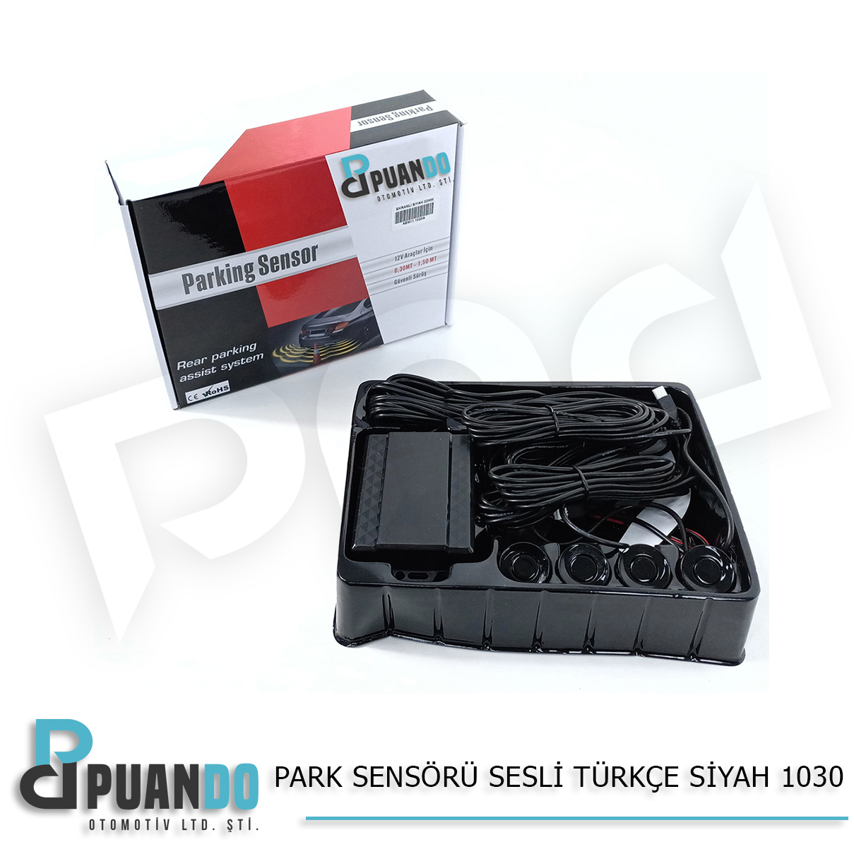 PARK SENSORU LED EKRANLI SIYAH 1020