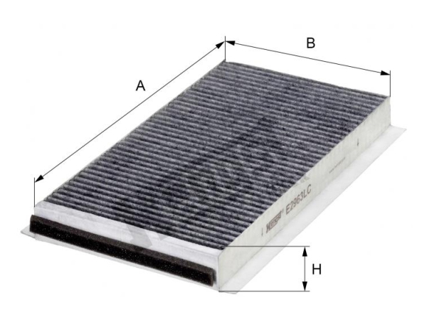 Klima Filtresi E60 Karbonlu9891